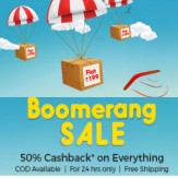 Shopclues Boomerang Sale Product Rs. 199 + Rs. 102 Cashback+Free Shipping