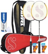 Silver's Reflex Combo 2 with White Nylon Shuttle Badminton Kit