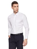 [Size 44] Peter England Men's Printed Slim Fit Cotton Formal Shirt