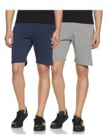 [Size M]  Cazibe Relaxed Fit Cotton Blend Men's Shorts