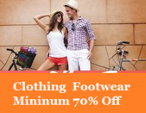 Clothing & Footwear Minimum 70% off at Snapdeal
