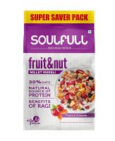 Soulfull Millet Muesli Fruit & Nut with Almonds & Real Fruits, 700 g