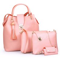 Speed X Fashion Combo Set Pu Leather Shoulder Bags For Women Set Of 4 (SRTY000GFR2)