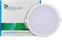 Syska SSK-RDL-R-12W-3000K Flush Mount Ceiling Lamp