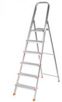 TNC Aluminium 6 Step Ladder Aluminium Ladder  (With Platform)