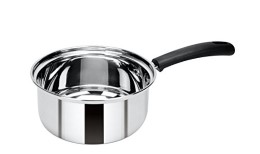  Tosaa Stainless Steel Sauce Pan, 1 Litre, Silver  at Amazon