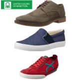 United Colors of Benetton Footwear Minimum 50% off from Rs. 124 at Amazon