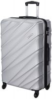United Colors of Benetton Roadster Hardcase Luggage ABS 77 cms Silver Grey Hardsided Check-in Luggage (0IP6HAB28B02I)