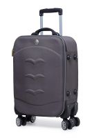 Verage Nairobi 57 cms Grey Cabin/Carry-on Trolley Detachable 8 Wheels Soft Sided Suitcase Spinner Luggage (20 Inch)