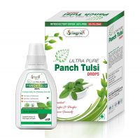 Vringra Tulsi Drops - Panch Tulsi Liquid - Tulsi Ark Drops - Tulsi Drops For Health - Tulsi Ras 30ml