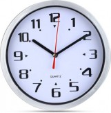 ADONAI Analog 3 cm X 20 cm Wall Clock  (White, With Glass)