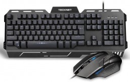 Tecknet X641 Phoenix Illuminated Gaming Keyboard/Mouse-US Combo Set
